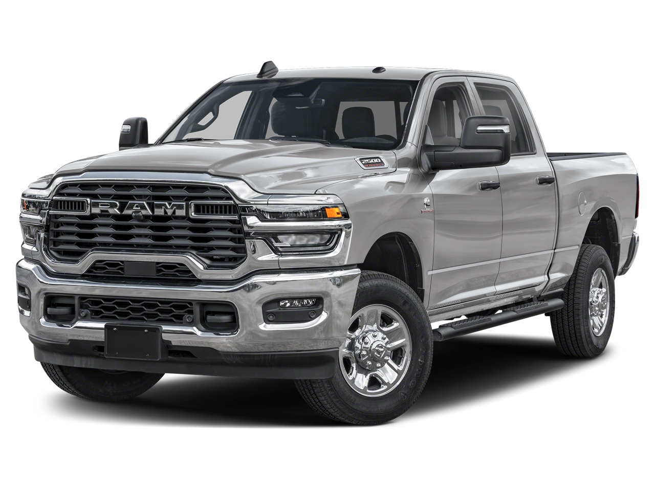 2026 RAM 2500 Tradesman in Silver Zynith — front three-quarter view