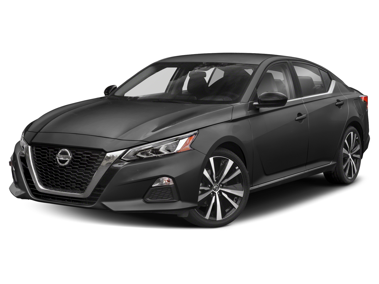 2020 Nissan Altima 2.5 SR in Super Black Clearcoat — front three-quarter view