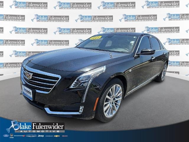 2017 Cadillac CT6 Luxury AWD in Black Raven — front three-quarter view