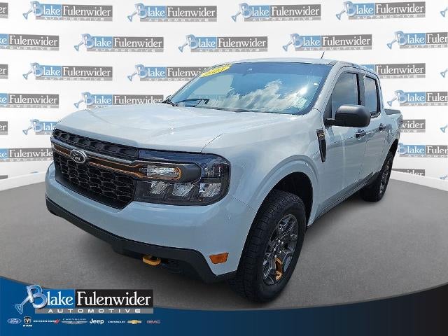 2023 Ford Maverick XLT Advanced in Gray — front three-quarter view