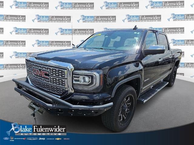 2017 GMC Sierra 1500 Denali in Onyx Black — front three-quarter view