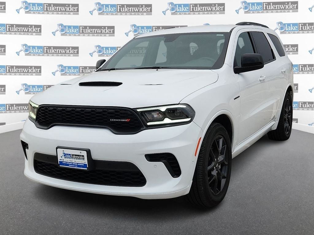 2026 Dodge Durango GT HEMI V8 in White Knuckle Clearcoat — front three-quarter view