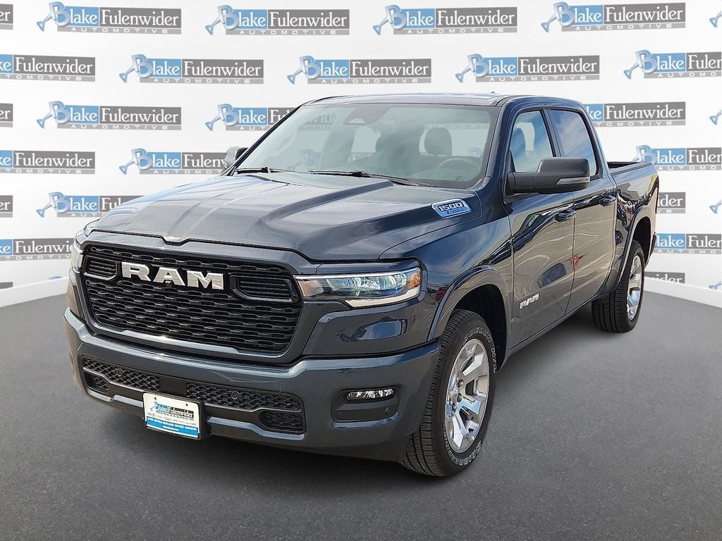 2025 RAM 1500 Big Horn/Lone Star in Forged Blue Metallic — front three-quarter view
