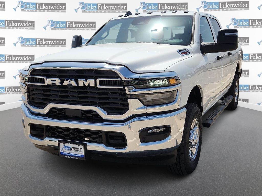 2026 RAM 2500 Tradesman in Bright White Clearcoat — front three-quarter view