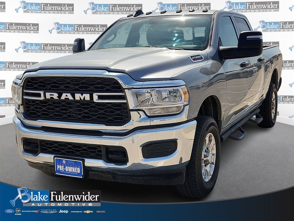 2024 RAM 2500 Tradesman in Billet Silver Metallic Clearcoat — front three-quarter view