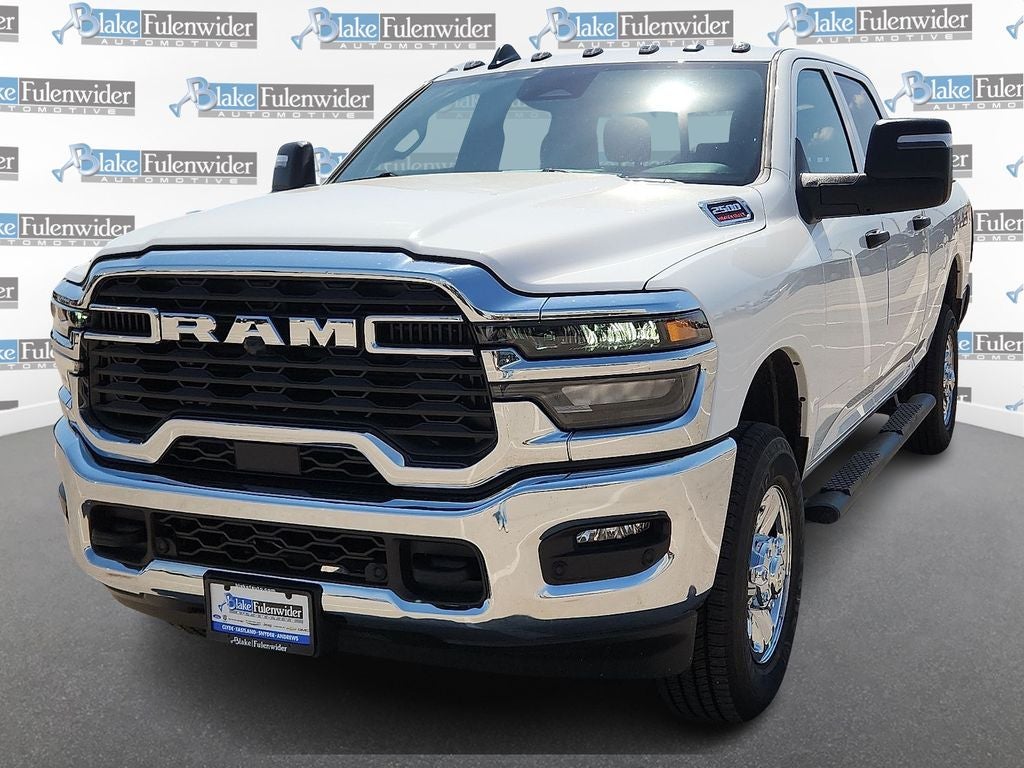 2026 RAM 2500 Tradesman in Bright White Clearcoat — front three-quarter view