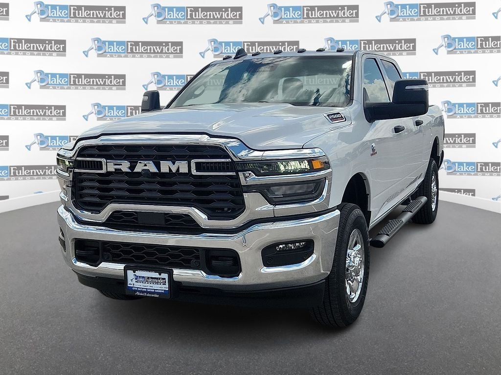 2026 RAM 2500 Tradesman in Bright White Clearcoat — front three-quarter view