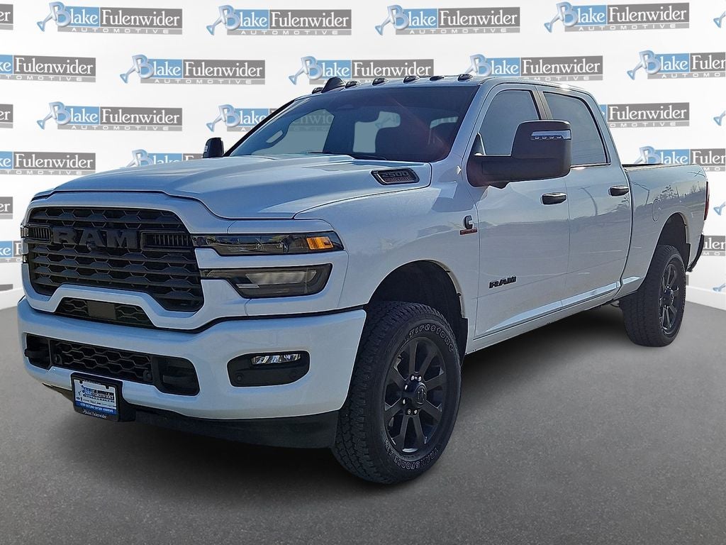2025 RAM 2500 Big Horn in Bright White Clearcoat — front three-quarter view