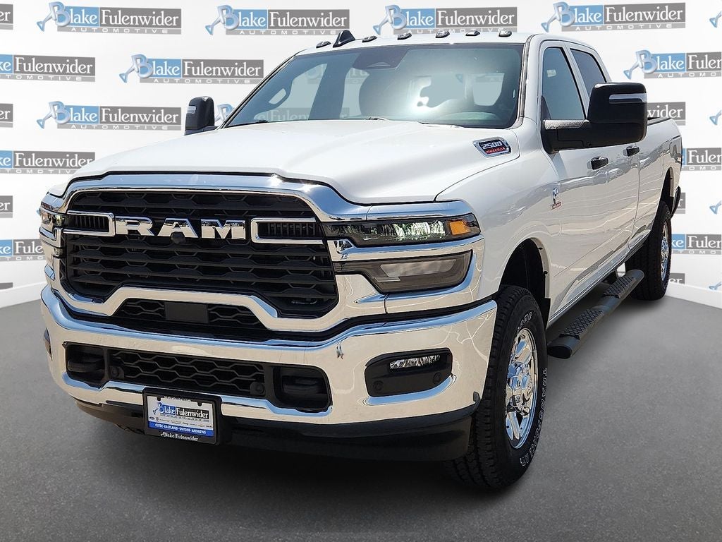 2026 RAM 2500 Tradesman in Bright White Clearcoat — front three-quarter view