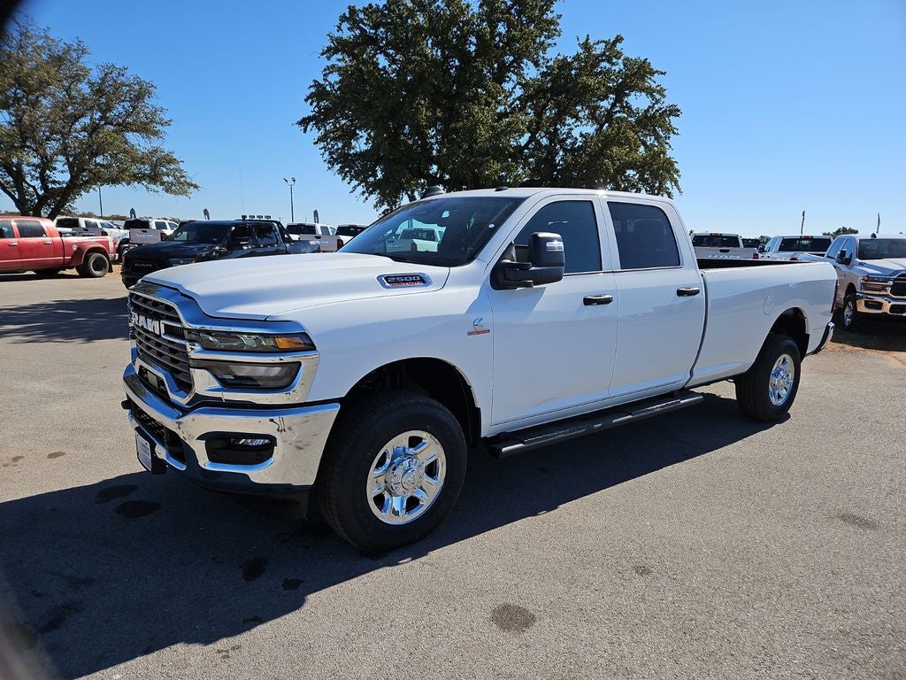2026 RAM 2500 Tradesman in Bright White Clearcoat — front three-quarter view