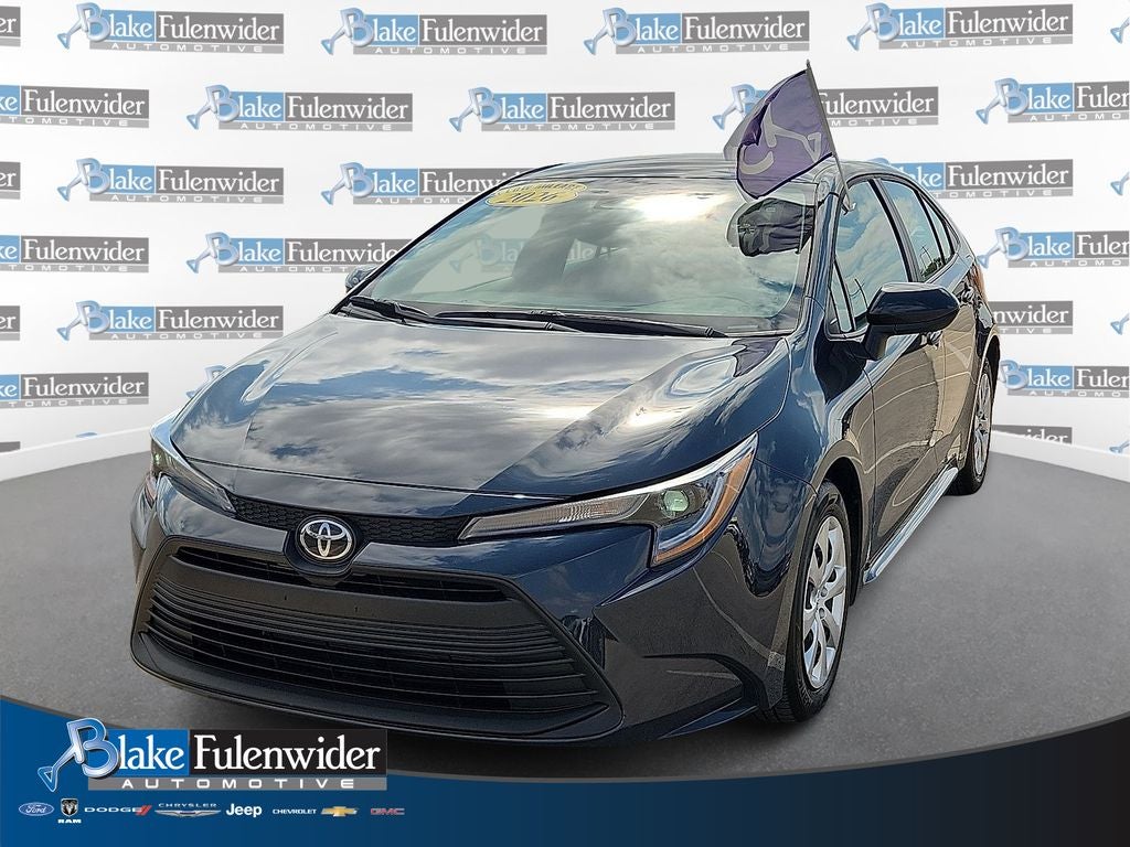 2026 Toyota Corolla LE in Underground — front three-quarter view