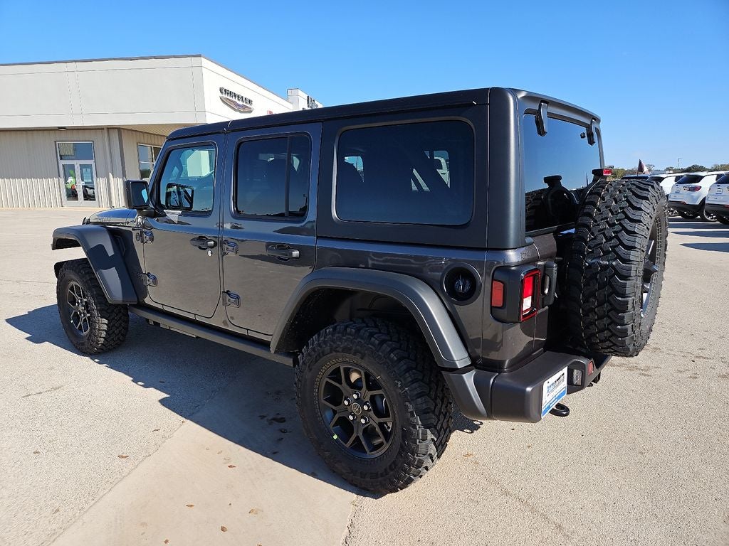 2026 Jeep Wrangler — rear three-quarter view