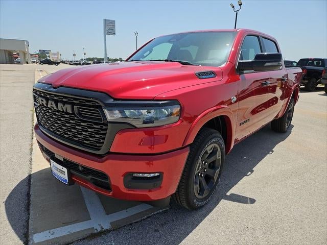 2026 RAM 1500 RAM 1500 LONE STAR CREW CAB 4X2 5'7' BOX in Molten Red Pearl-Coat Exterior Paint — front three-quarter view