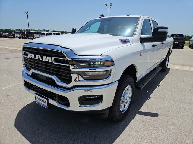 2026 RAM 2500 RAM 2500 TRADESMAN CREW CAB 4X4 8' BOX in Bright White Clear-Coat Exterior Paint — front three-quarter view