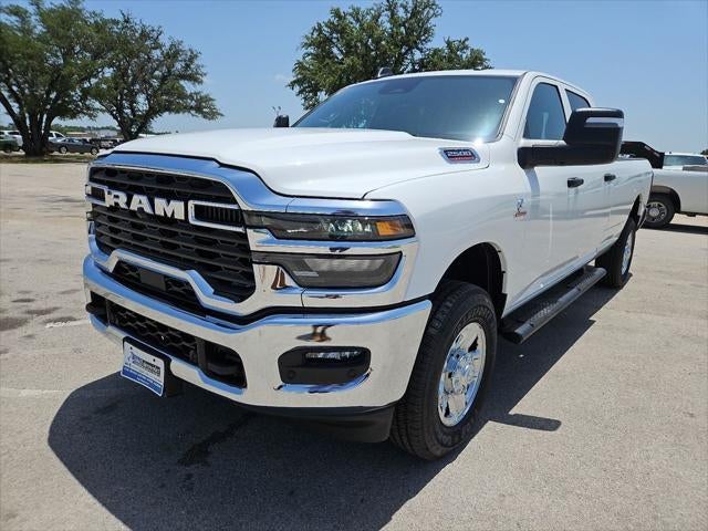 2026 RAM 2500 RAM 2500 TRADESMAN CREW CAB 4X4 8' BOX in Bright White Clear-Coat Exterior Paint — front three-quarter view