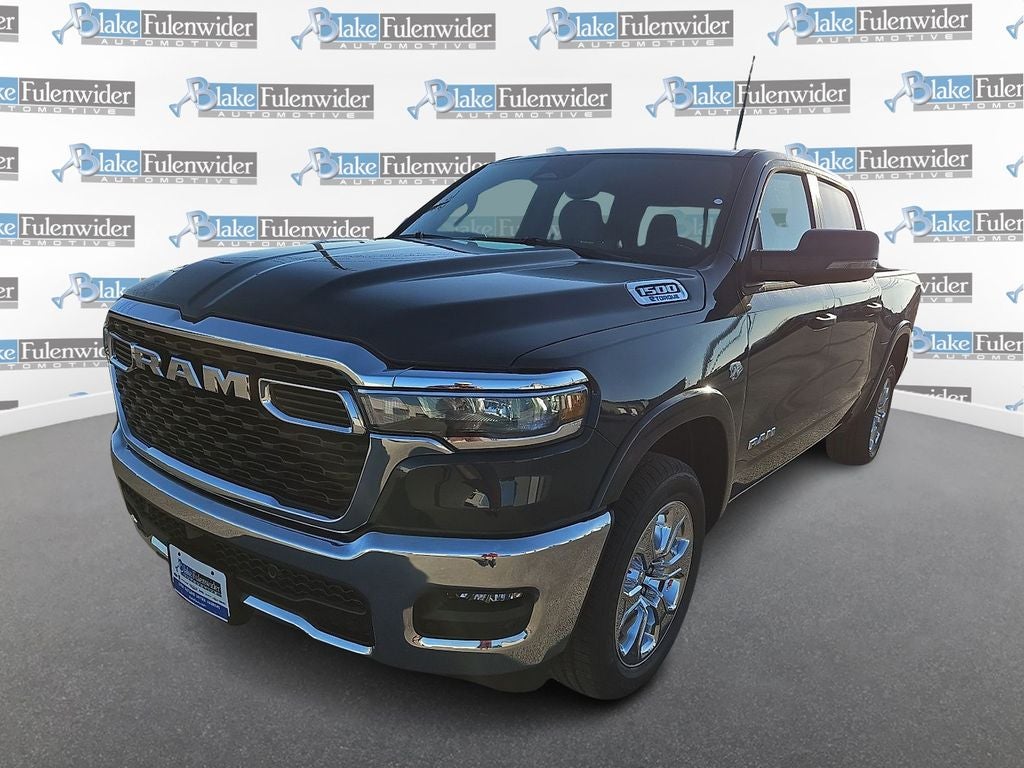 2026 RAM 1500 Big Horn/Lone Star in Forged Blue Metallic — front three-quarter view