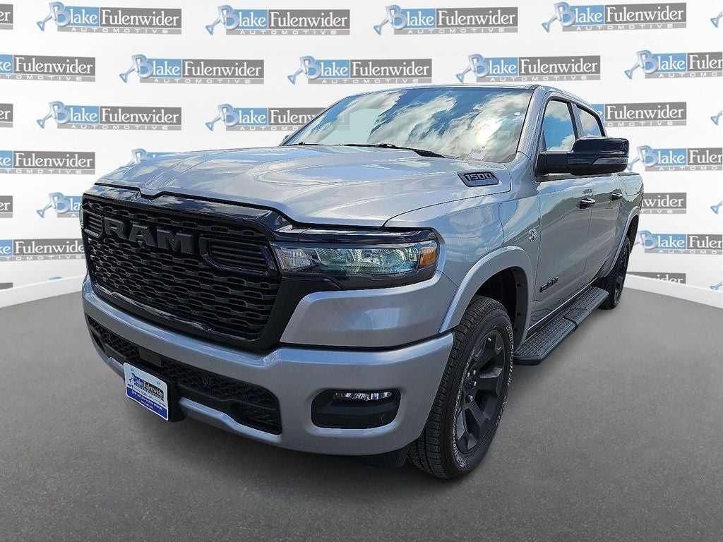 2026 RAM 1500 Big Horn/Lone Star in Billet Silver Metallic Clearcoat — front three-quarter view