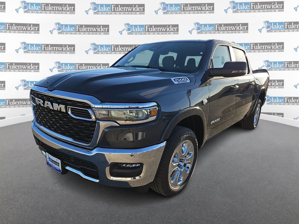 2026 RAM 1500 Big Horn/Lone Star in Forged Blue Metallic — front three-quarter view