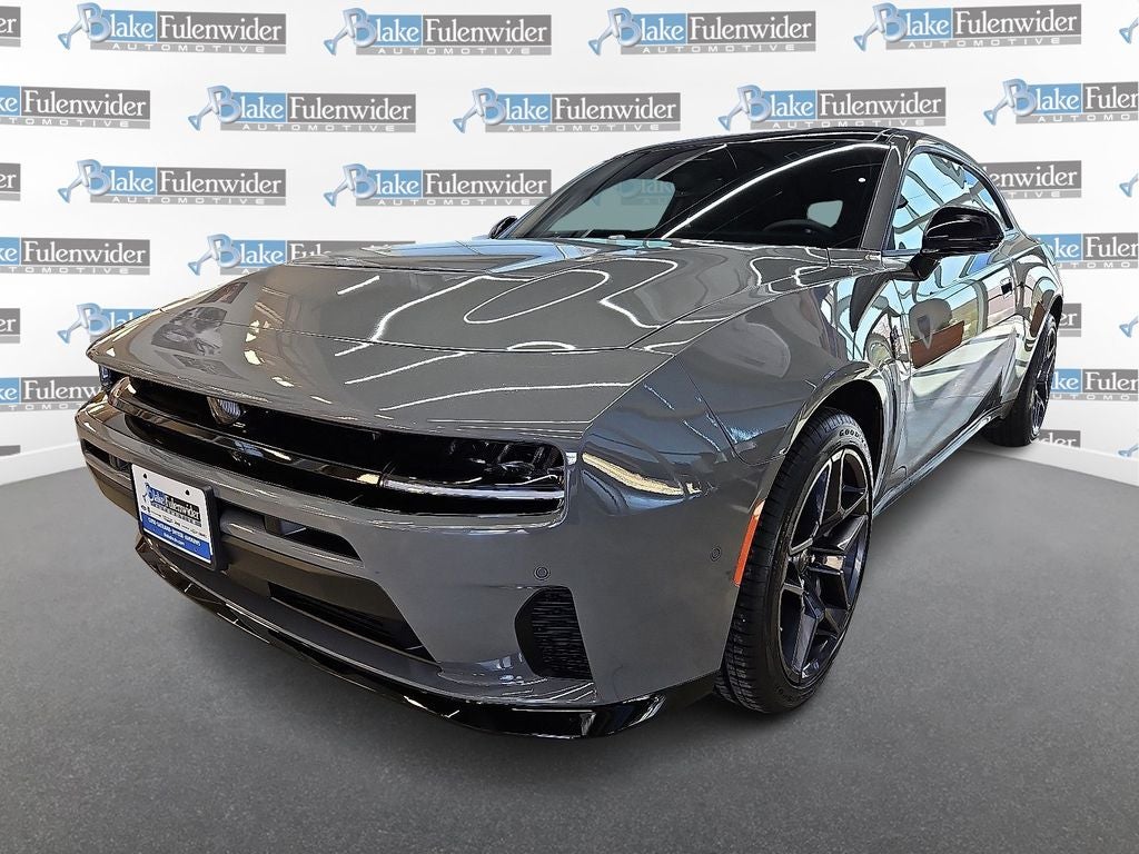 2026 Dodge Charger Scat Pack in Destroyer Gray — front three-quarter view