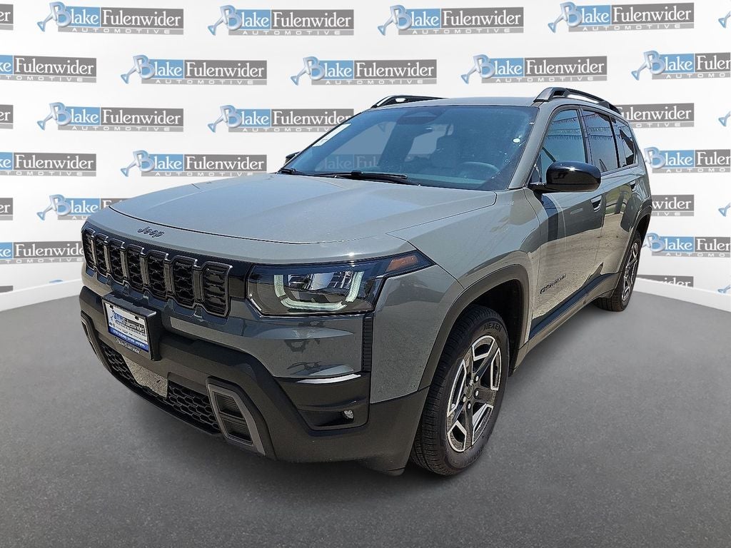 2026 Jeep Cherokee Laredo in Sting-Gray Clearcoat — front three-quarter view