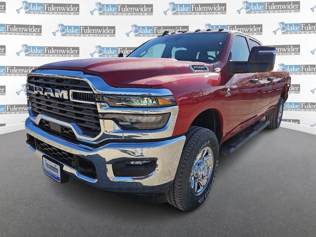 2026 RAM 2500 Tradesman in Molten Red Pearlcoat — front three-quarter view