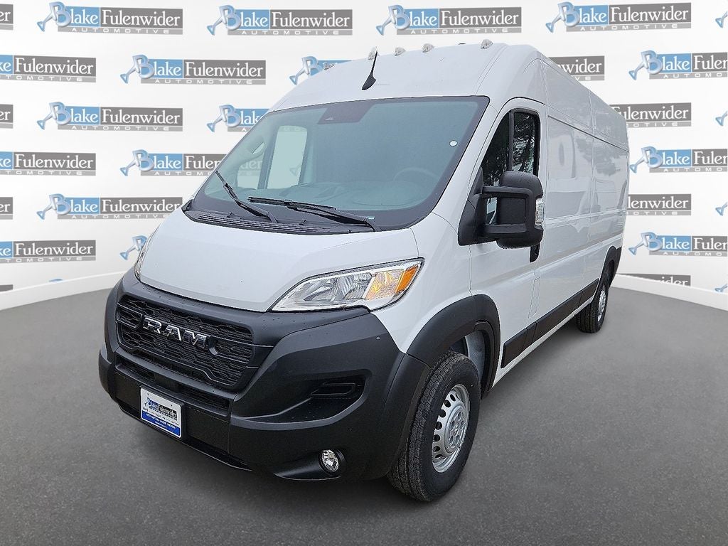 2026 RAM ProMaster 2500 High Roof in Bright White Clearcoat — front three-quarter view