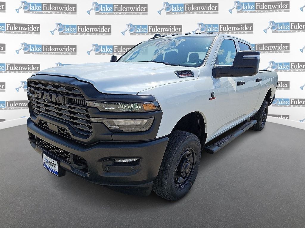 2025 RAM 2500 Tradesman in Bright White Clearcoat — front three-quarter view