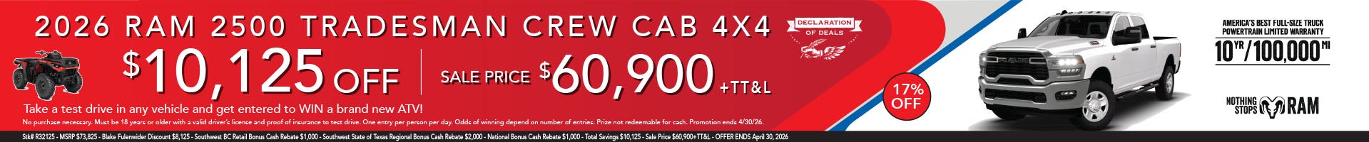 2026 Ram 2500 Tradesman Crew cab